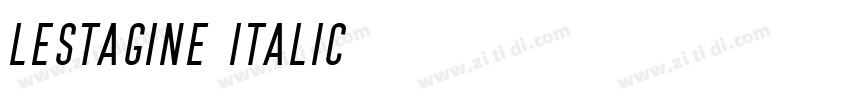 Lestagine Italic字体转换